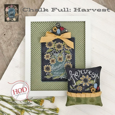 Harvest Chalk Full Cross Stitch Pattern