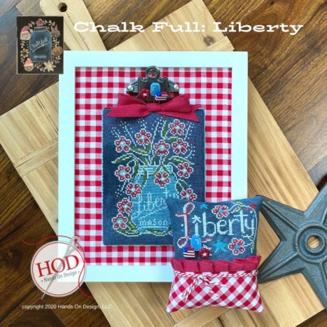 Liberty Chalk Full Cross Stitch Pattern