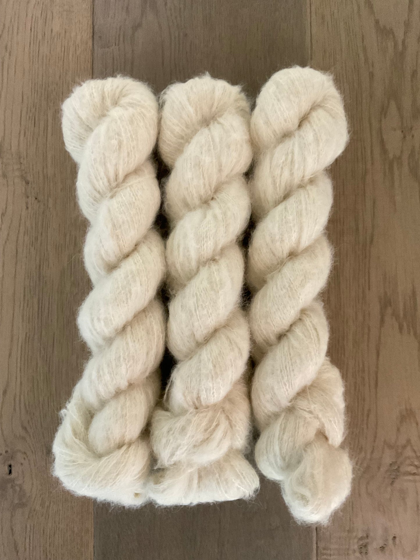 Natural Suri Silk Alpaca