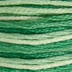 DMC 125 - Variegated Seafoam Green