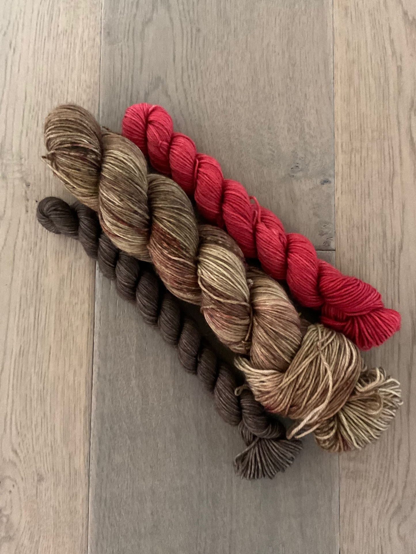 Rudolph fingering sock set