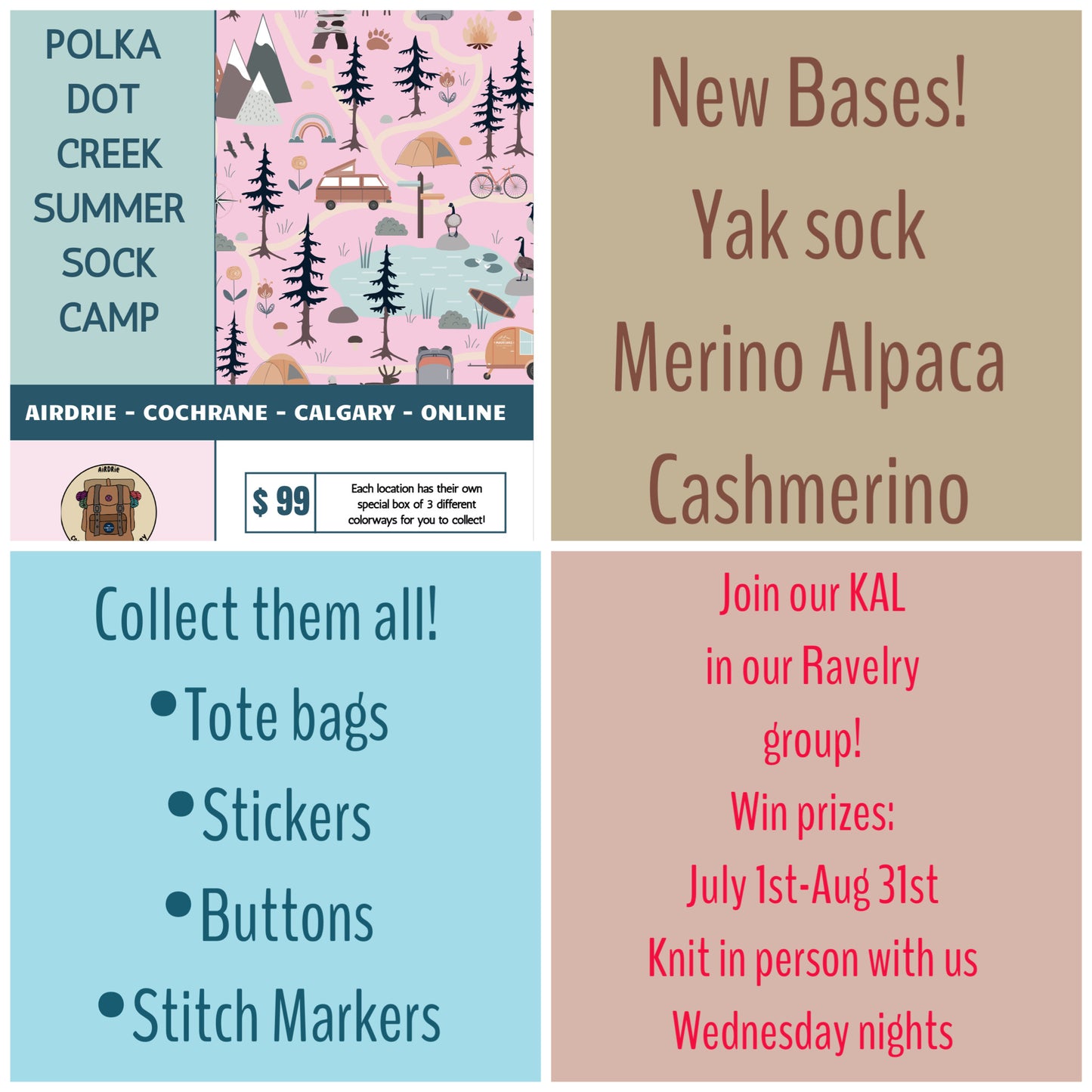 Summer Sock Camp!-Pre-order May 1st