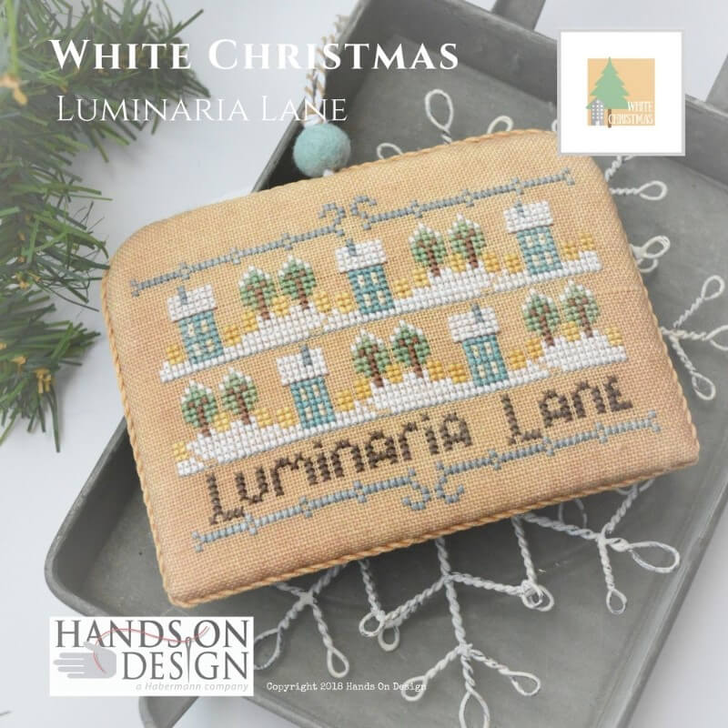 Luminaria Lane Cross Stitch Pattern