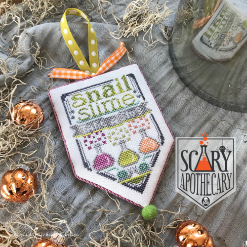 Snail Slime Cross Stitch Pattern