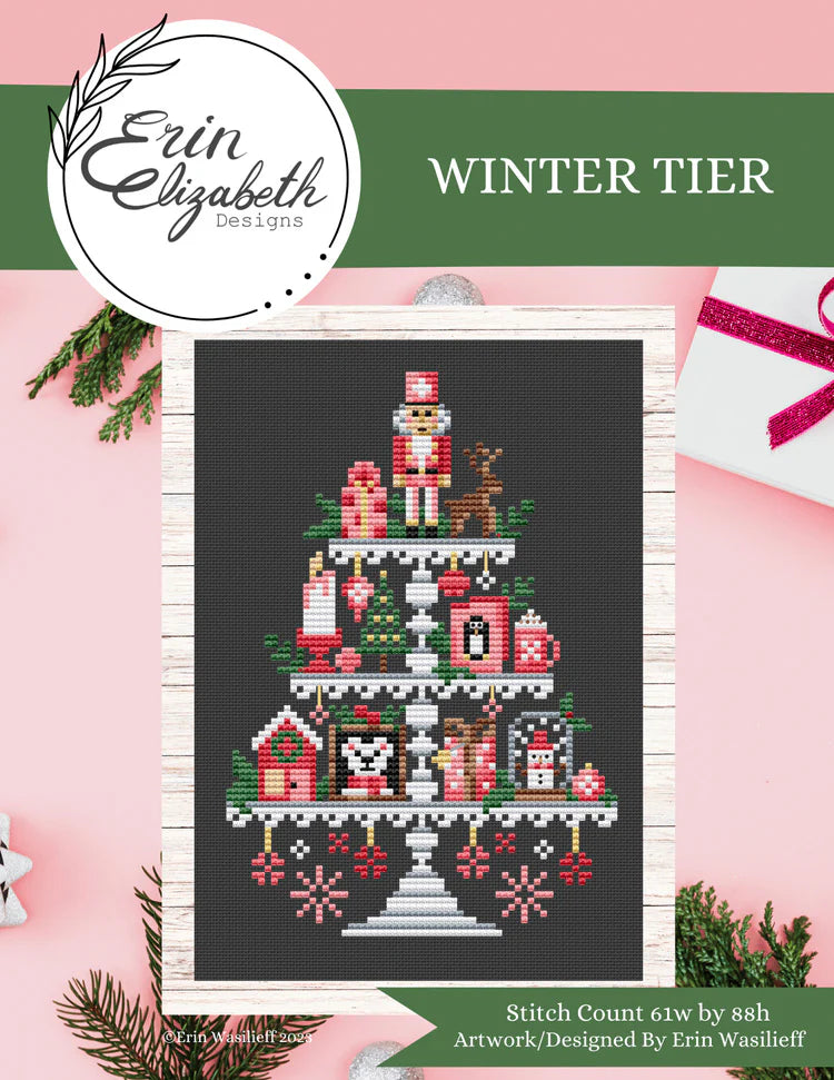Winter Tier Cross Stitch Pattern