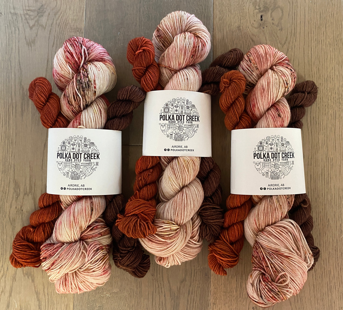 Smoked Paprika Fingering Sock Set