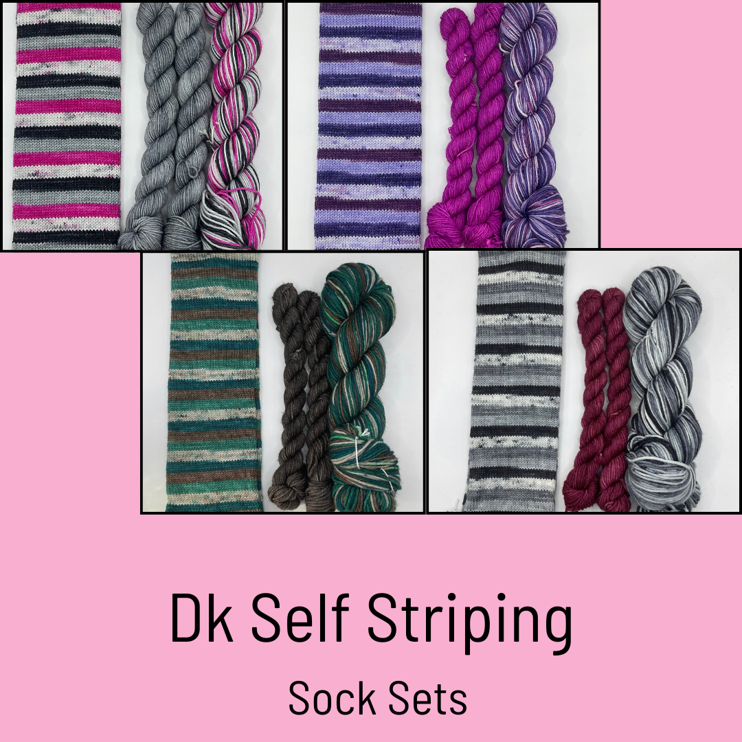 DK Self Striping Sock Sets