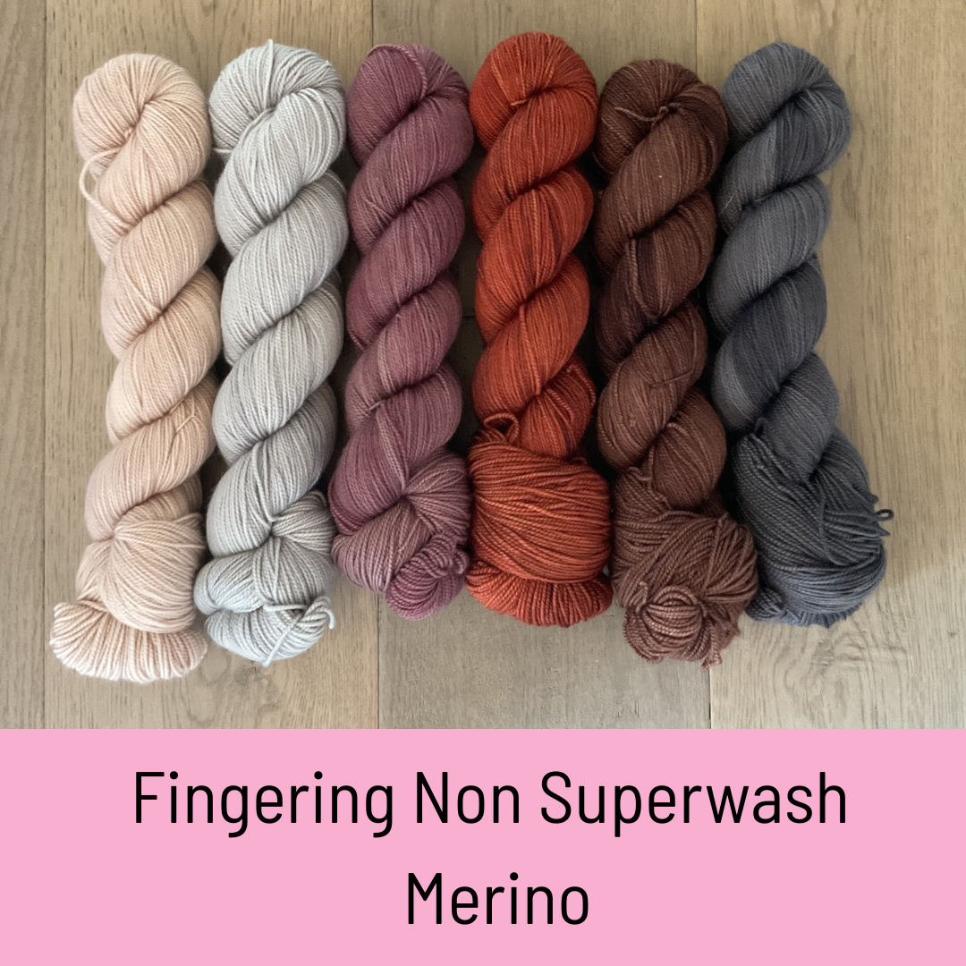 Fingering Non-Superwash Merino