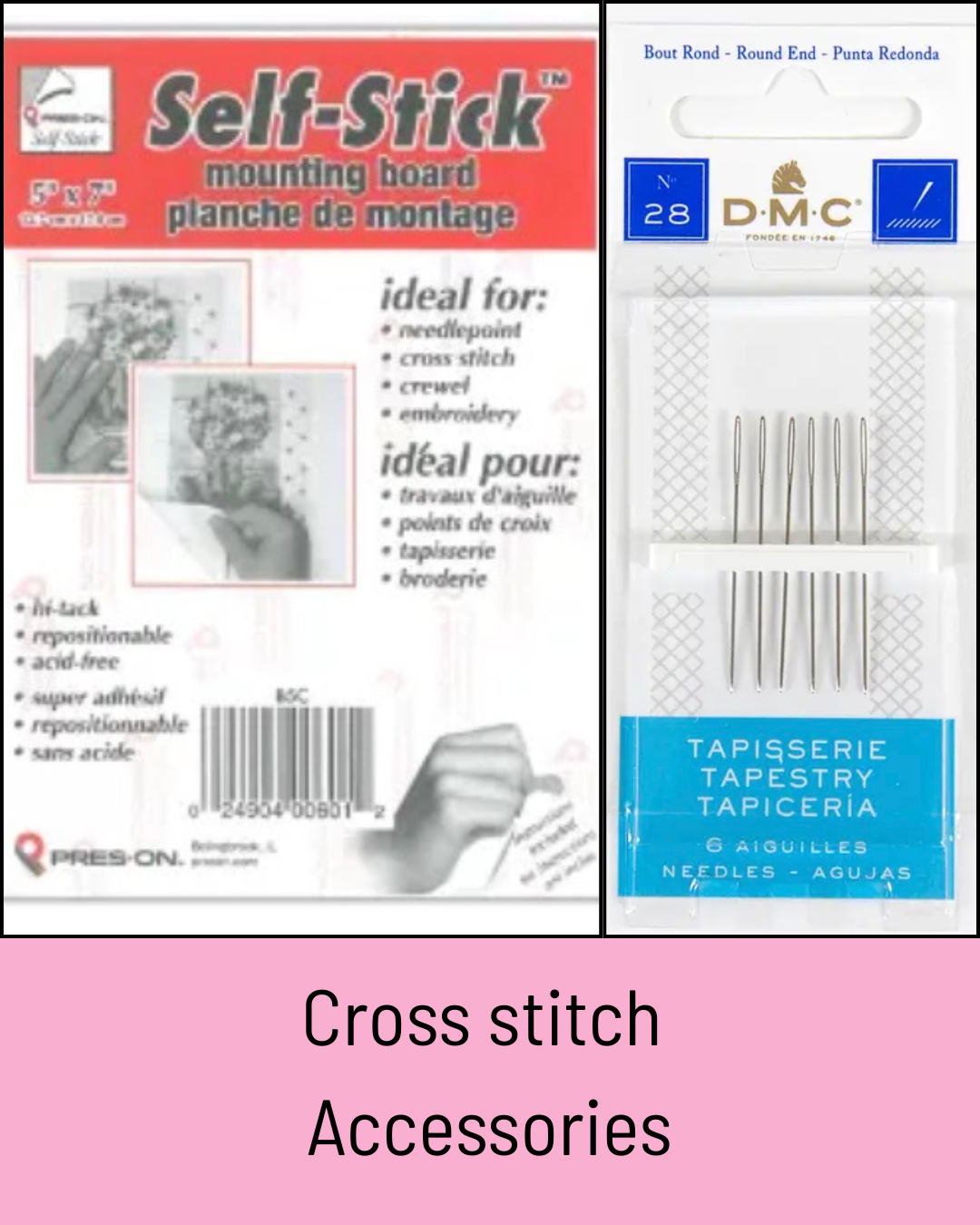 Cross stitching accessories