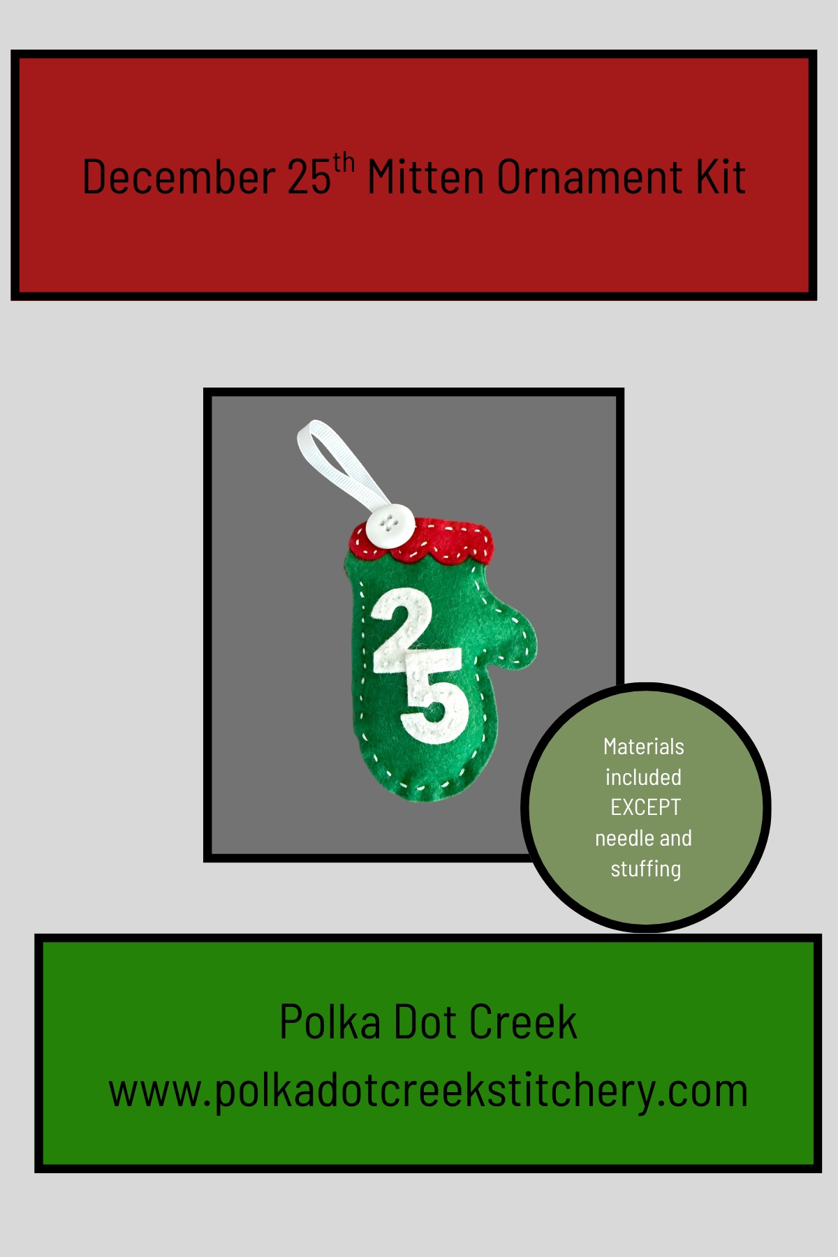 Felt Ornament DIY Kits