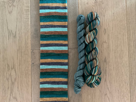 The Mountains are Calling Fingering Self Striping Sock Set