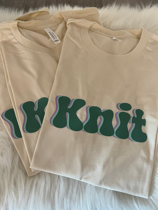 Retro Knit T- Shirt