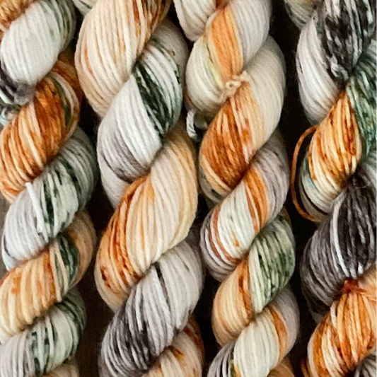 Mini Pumpkin Picking Fingering Skein
