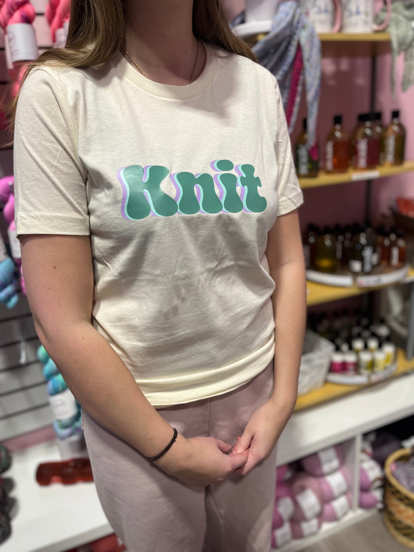 Retro Knit T- Shirt