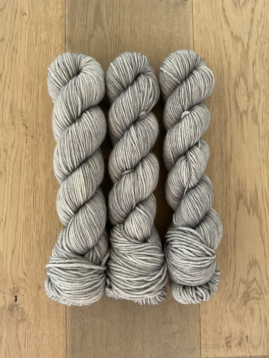 Worsted Silver Yarn