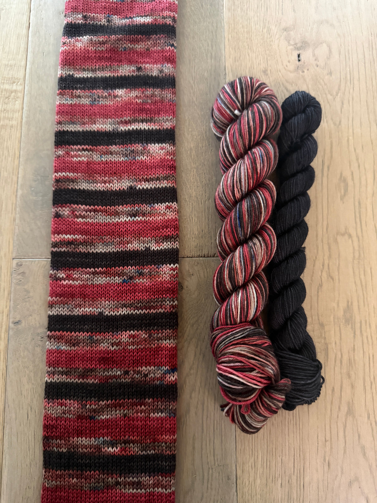 Halloween Block Party self striping sock sets