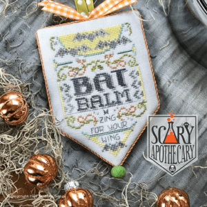 Bat Balm Cross Stitch Pattern