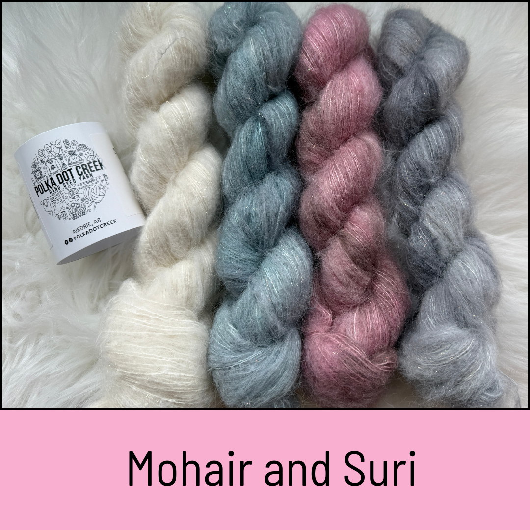 Mermaid Suri Silk Alpaca Yarns