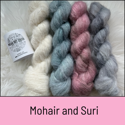 Mermaid Suri Silk Alpaca Yarns