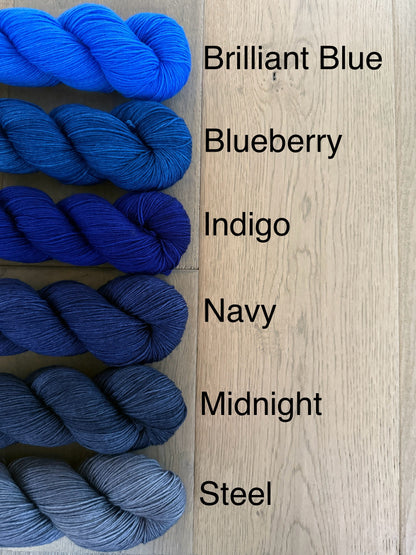Worsted Navy Yarn