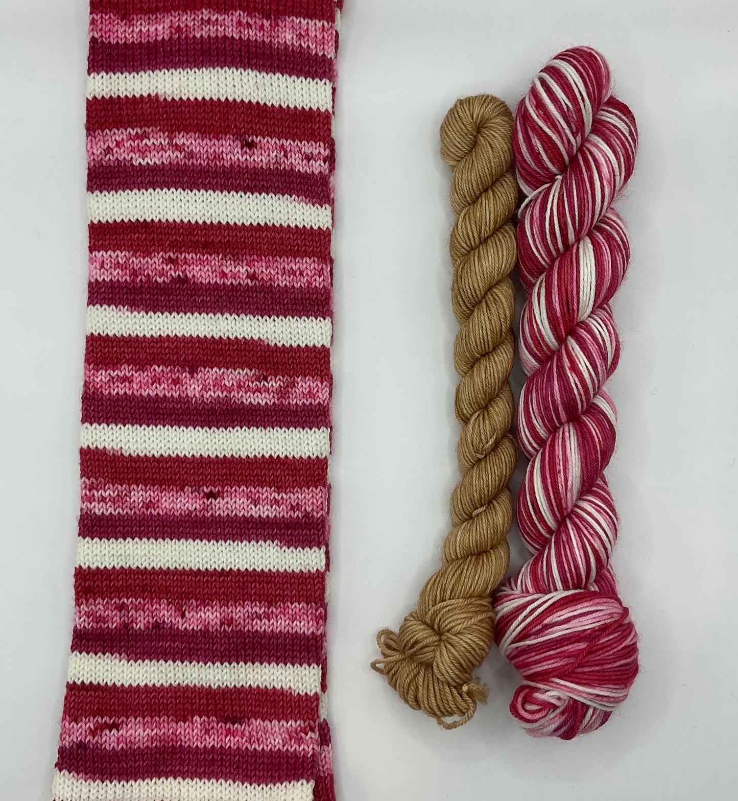 Strawberry Sundae Self Striping Sock Set