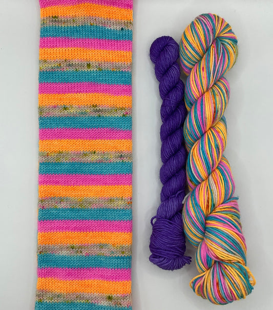 Glowsticks Self Striping Sock Set