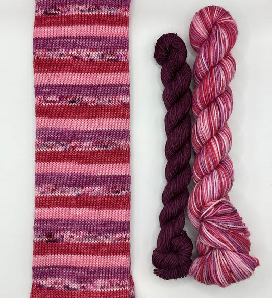 Love Actually Self Striping Sock Set