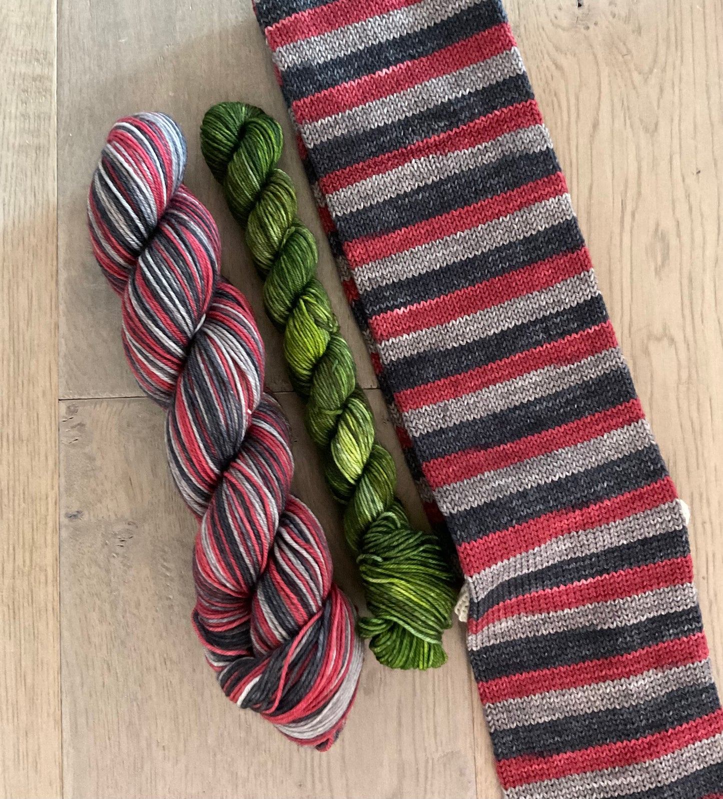 Halloween Block Party self striping sock sets