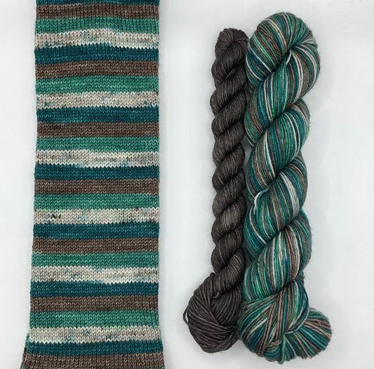 Coffee Shop Self Striping Sock Set