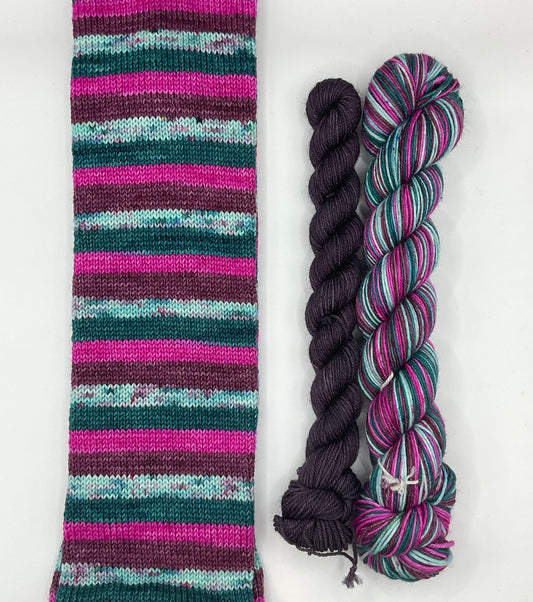 Lagoon Self Striping Sock Set