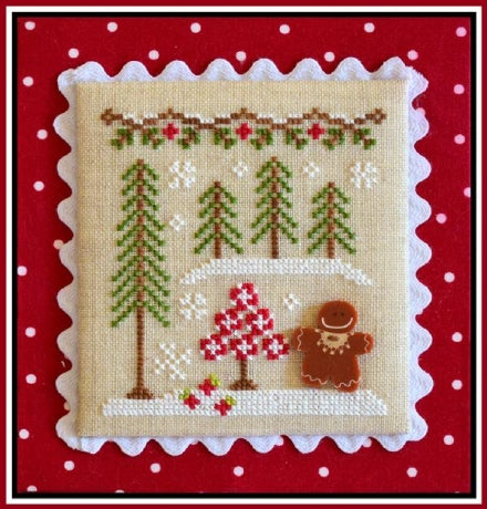 Gingerbread Village - Gingerbread Girl & Peppermint Tree