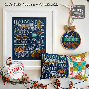 Let's Talk Autumn Cross Stitch Pattern