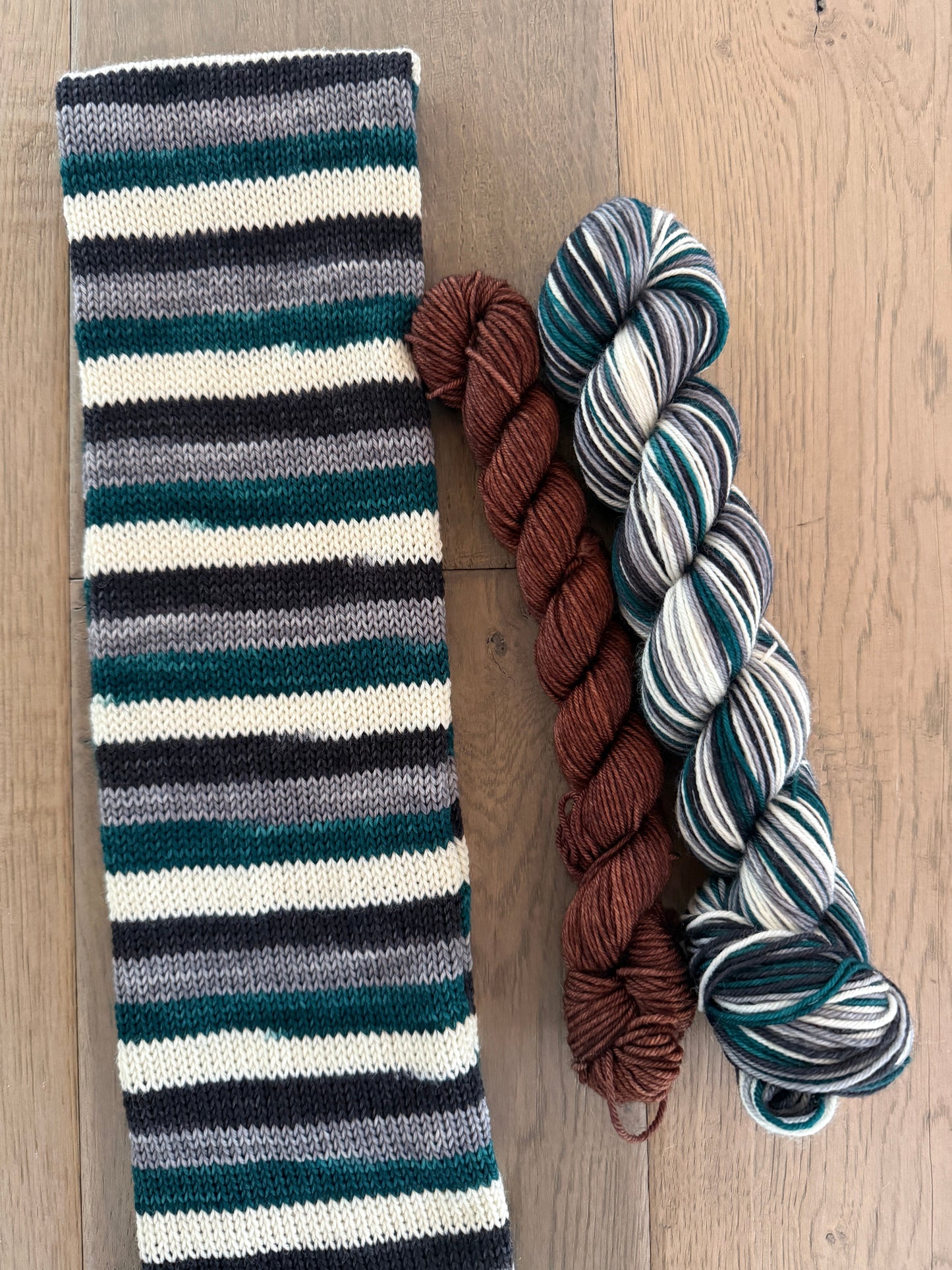 NFL Fingering Self Striping Sock Sets