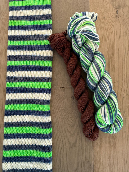 NFL Fingering Self Striping Sock Sets