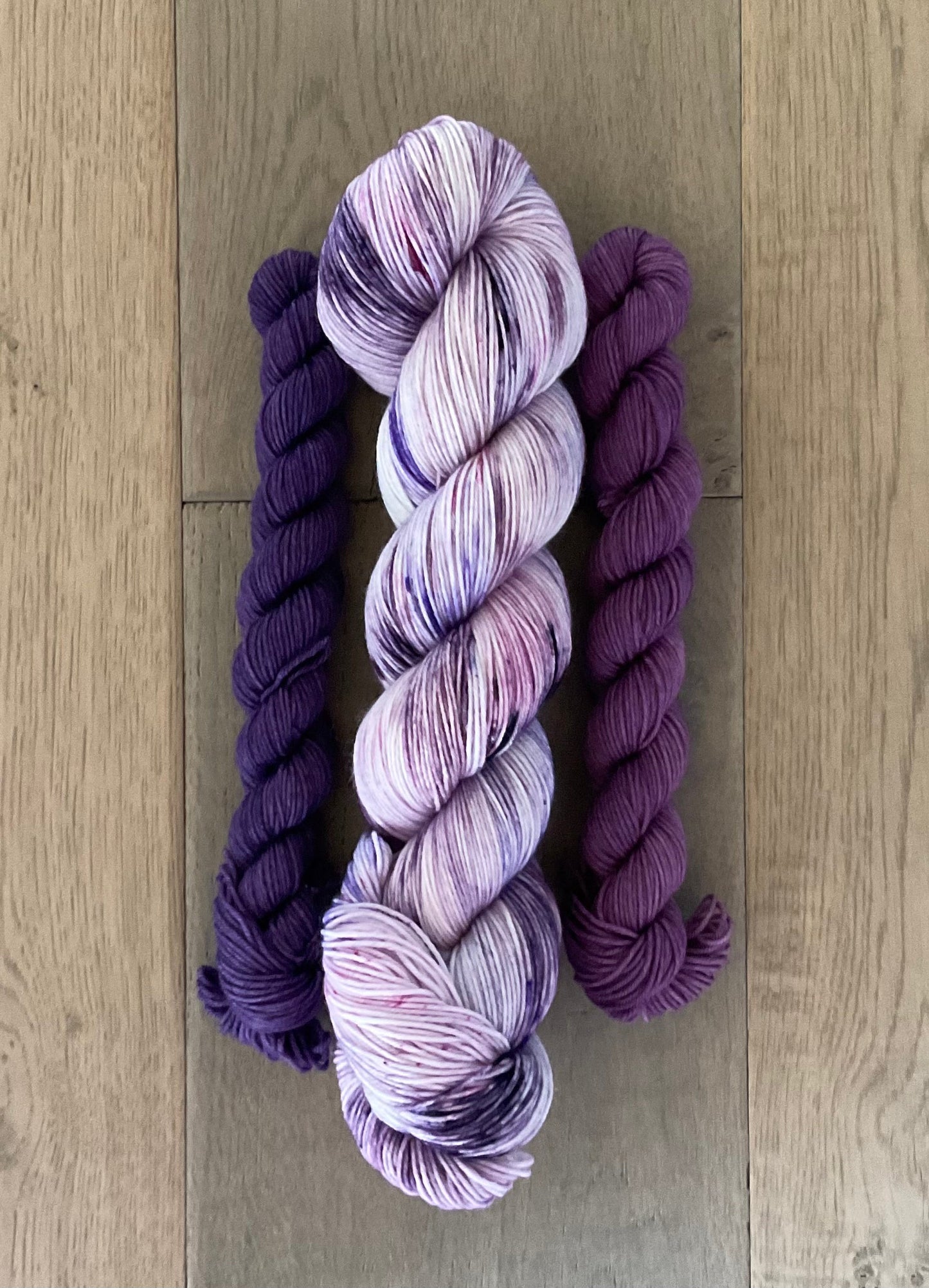 Lilac Bush fingering sock set