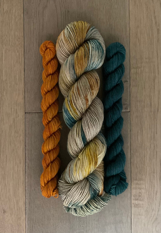 Sweater Weather fingering sock set