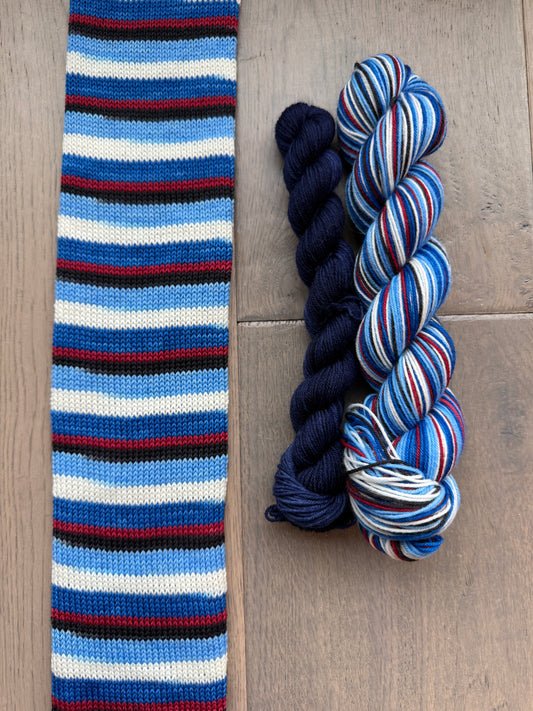 Toronto Blue Jays Fingering Self Striping Sock Set