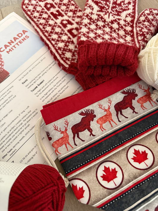 Canada Day Mitten Set