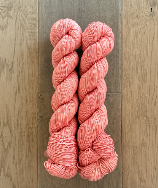 Coral Fingering Yarn