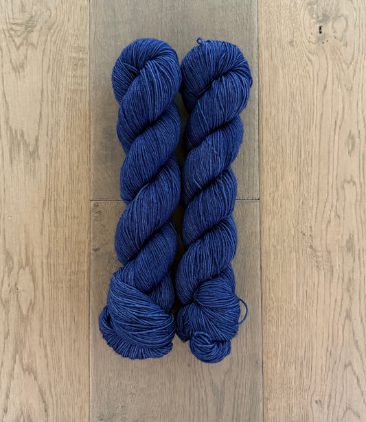 Navy Fingering Yarn