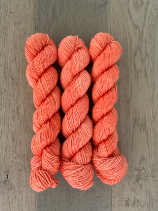 Worsted Peach Yarn