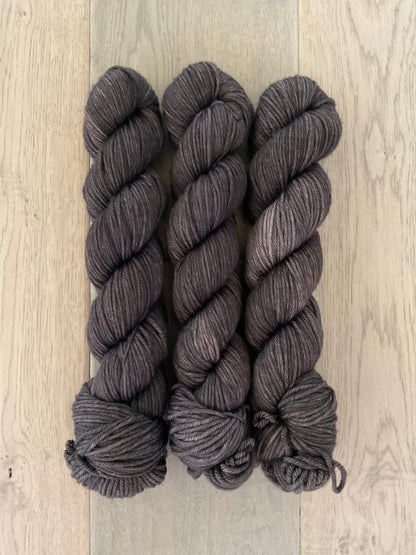 Worsted Black Coffee Yarn