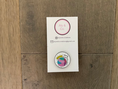Enamel pins by Aly & Co