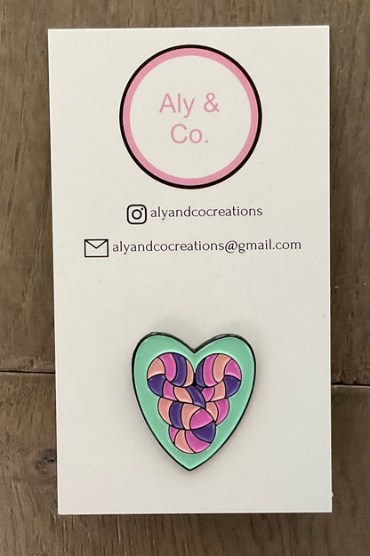 Enamel pins by Aly & Co