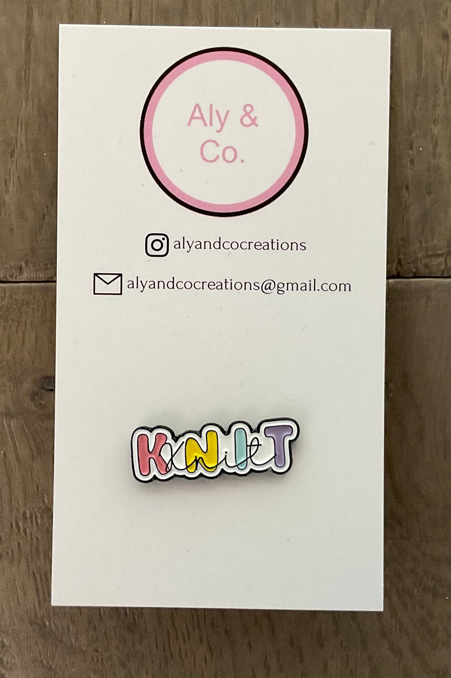 Enamel pins by Aly & Co