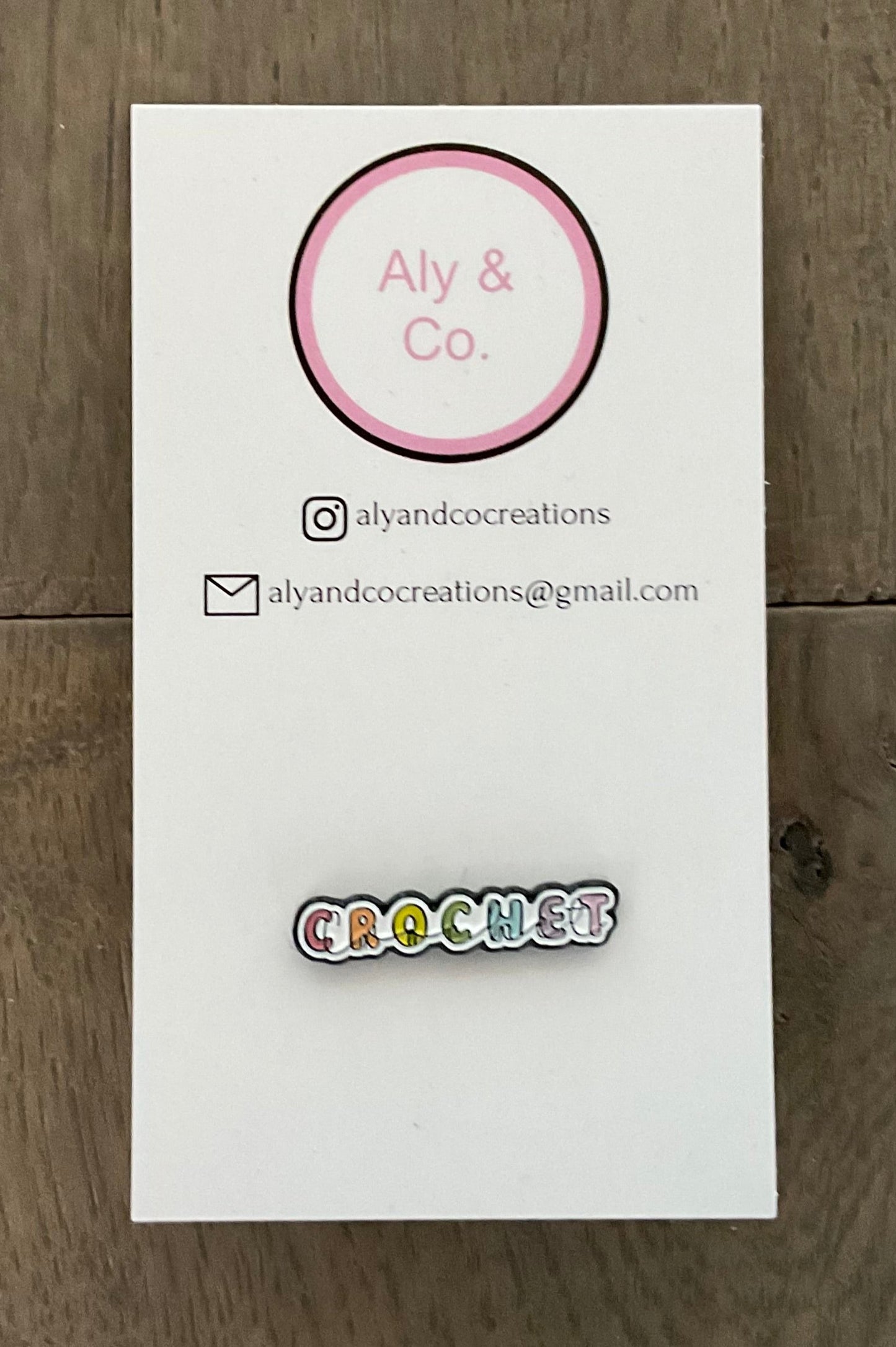 Enamel pins by Aly & Co