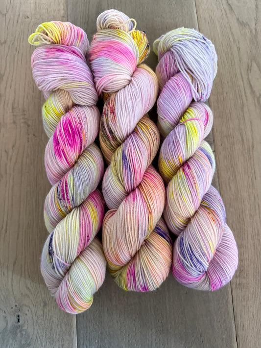 Lavender Lemonade Fingering Yarn