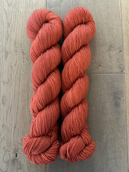 Terracotta Fingering Yarn