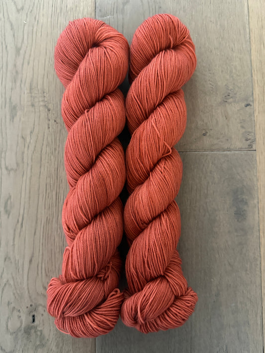 Terracotta Fingering Yarn