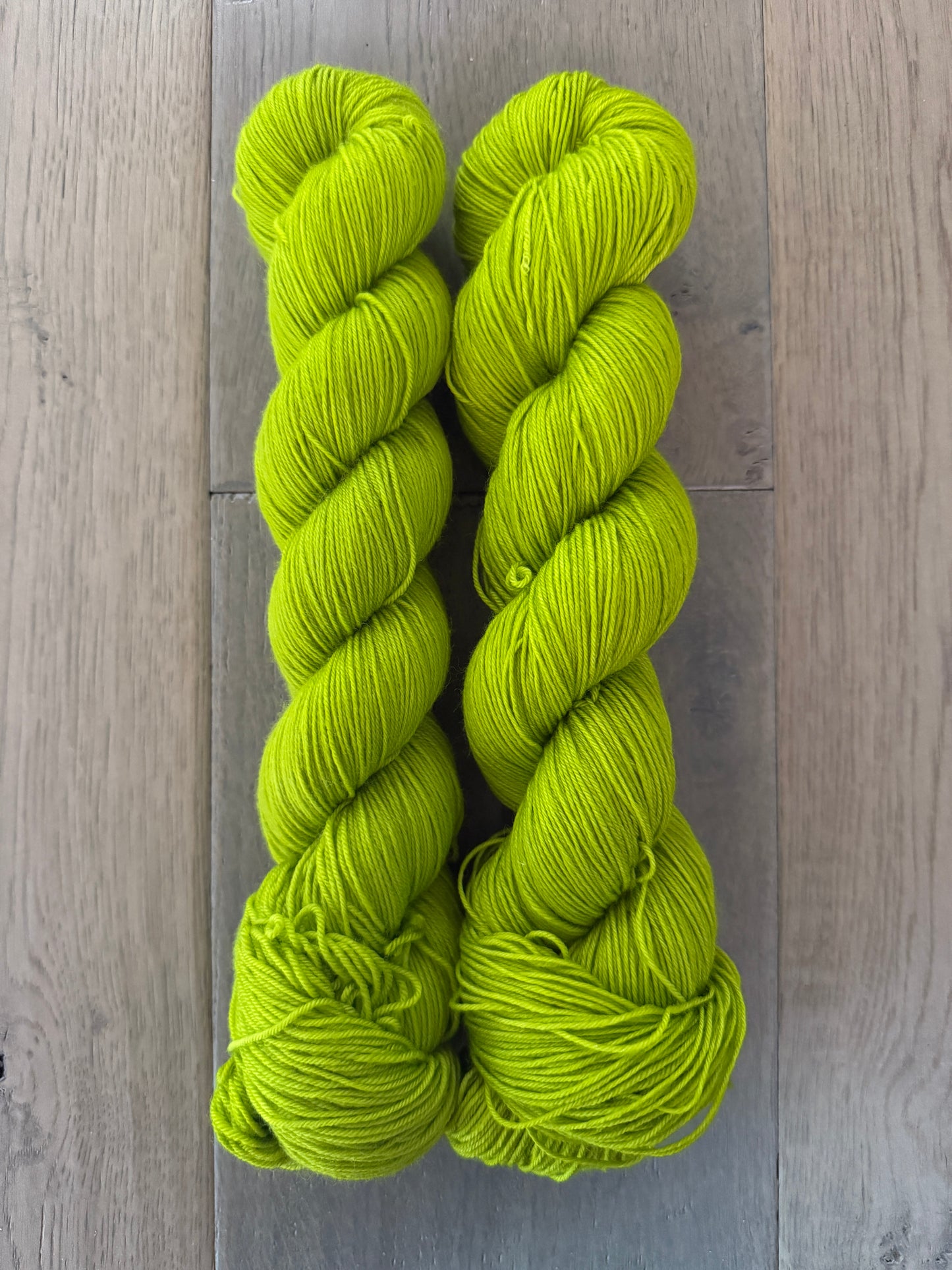Chartreuse Fingering Yarn